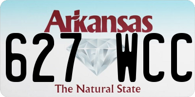 AR license plate 627WCC