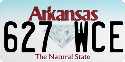 AR license plate 627WCE