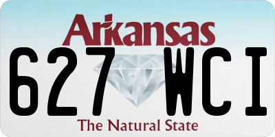 AR license plate 627WCI