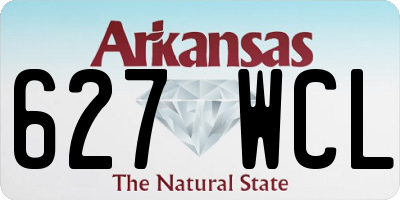 AR license plate 627WCL