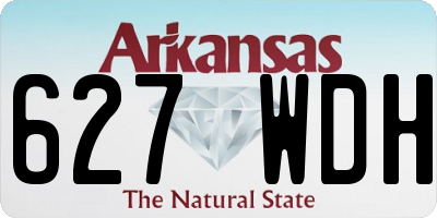 AR license plate 627WDH