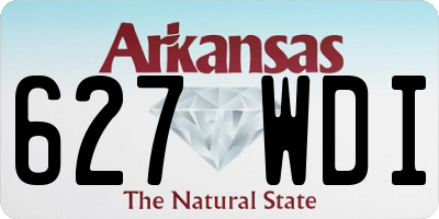 AR license plate 627WDI