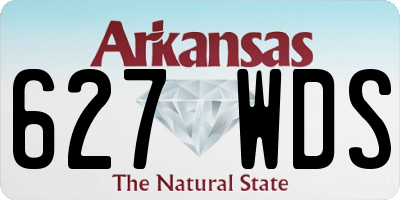 AR license plate 627WDS