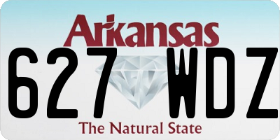 AR license plate 627WDZ