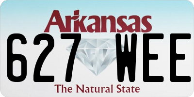 AR license plate 627WEE