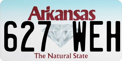 AR license plate 627WEH