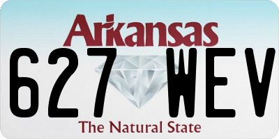 AR license plate 627WEV