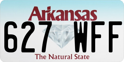 AR license plate 627WFF