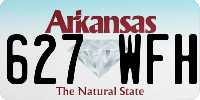 AR license plate 627WFH