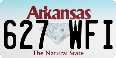 AR license plate 627WFI