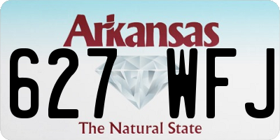 AR license plate 627WFJ