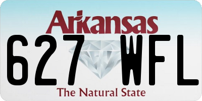 AR license plate 627WFL