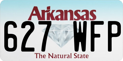 AR license plate 627WFP