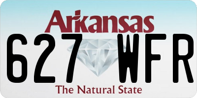 AR license plate 627WFR