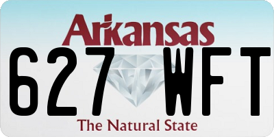 AR license plate 627WFT