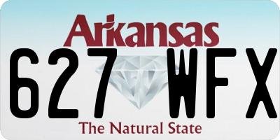 AR license plate 627WFX