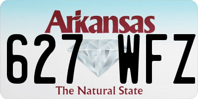 AR license plate 627WFZ