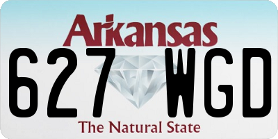 AR license plate 627WGD