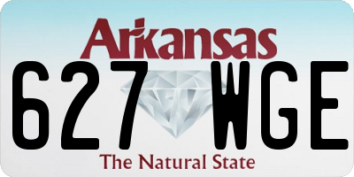 AR license plate 627WGE