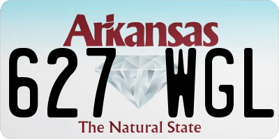 AR license plate 627WGL