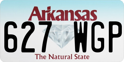 AR license plate 627WGP
