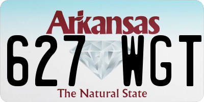 AR license plate 627WGT