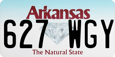 AR license plate 627WGY