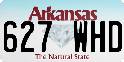 AR license plate 627WHD