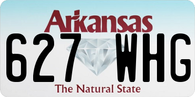 AR license plate 627WHG