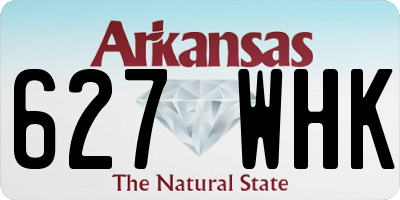 AR license plate 627WHK