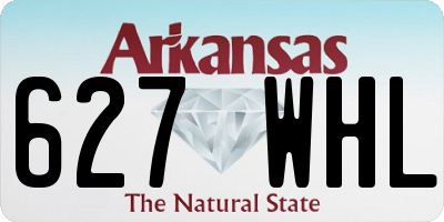 AR license plate 627WHL
