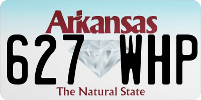 AR license plate 627WHP