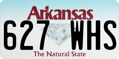 AR license plate 627WHS