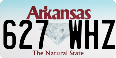 AR license plate 627WHZ