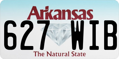 AR license plate 627WIB