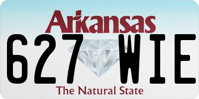 AR license plate 627WIE