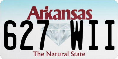 AR license plate 627WII