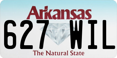AR license plate 627WIL