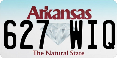 AR license plate 627WIQ