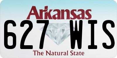 AR license plate 627WIS