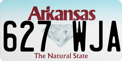 AR license plate 627WJA