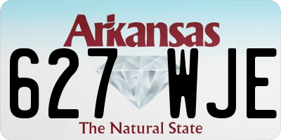 AR license plate 627WJE