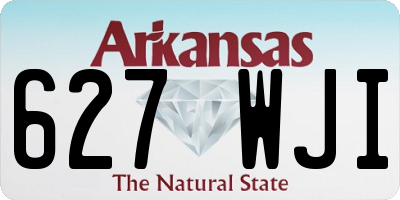 AR license plate 627WJI
