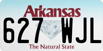 AR license plate 627WJL