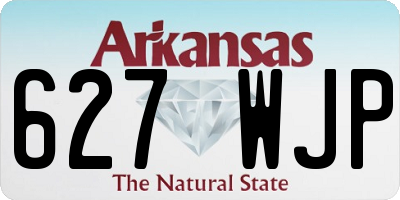 AR license plate 627WJP