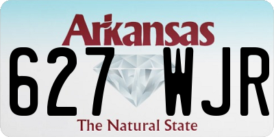 AR license plate 627WJR