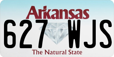 AR license plate 627WJS