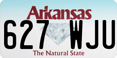 AR license plate 627WJU