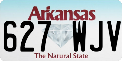 AR license plate 627WJV