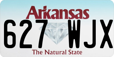 AR license plate 627WJX